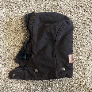 Carhartt Duck Canvas Snap On Button Detachable Hood Brown One Size Fits All